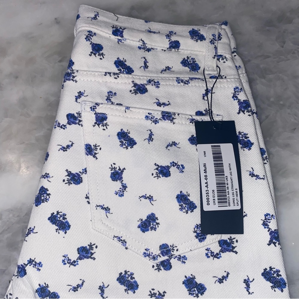 Floral Straight Leg Jeans